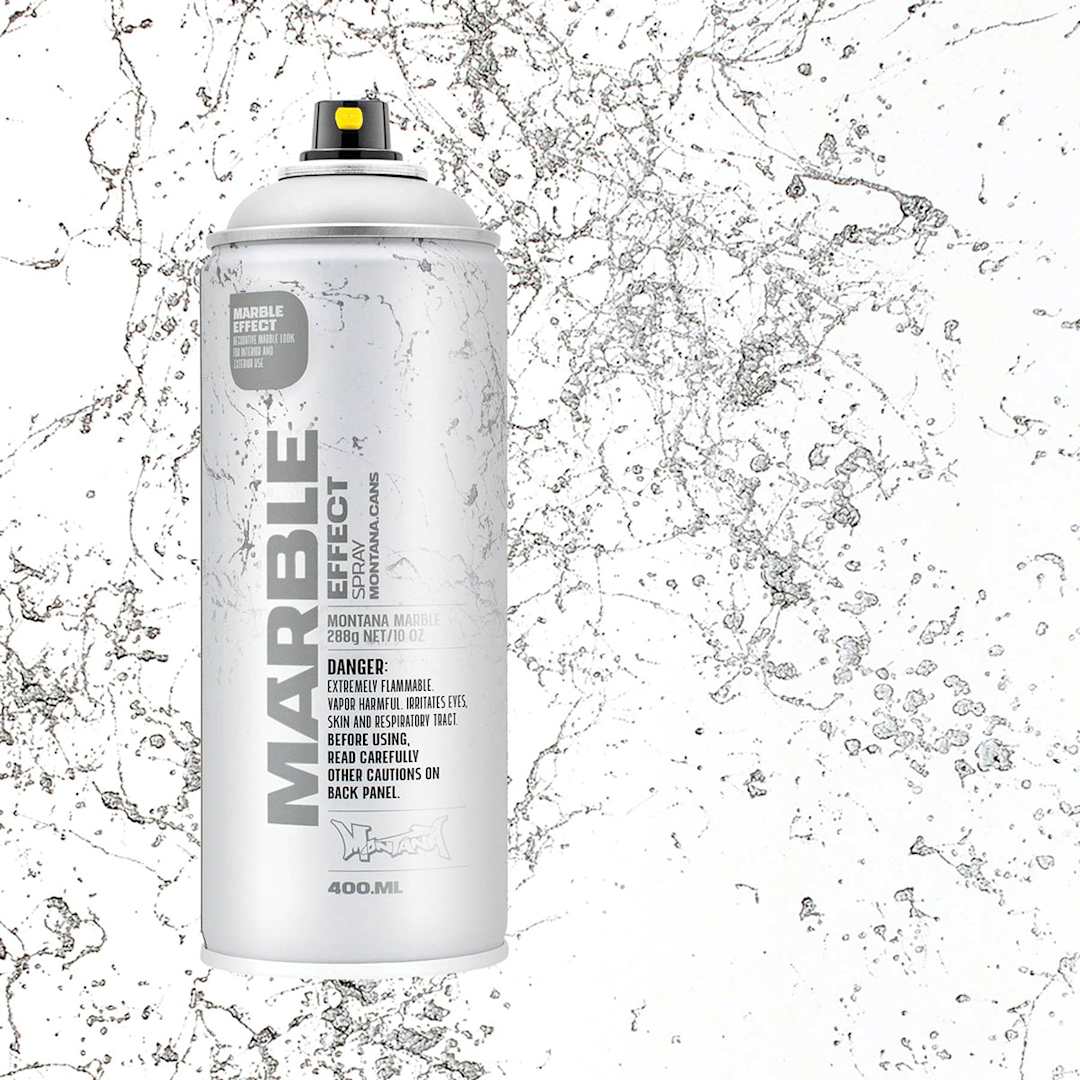 Open in modal - Montana Marble Effect Spray - White, 11 oz and swatch