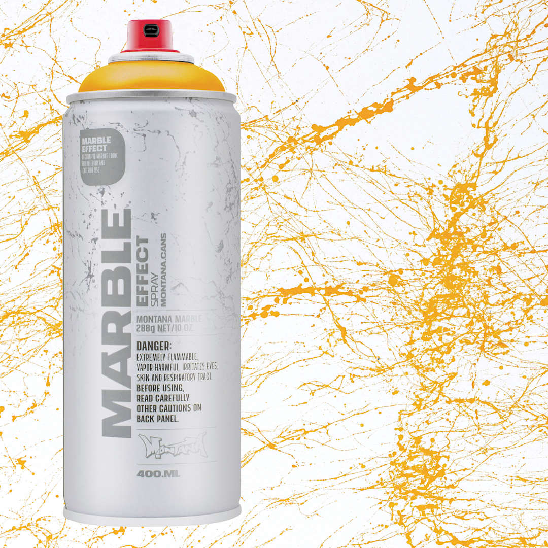 Open in modal - Montana Marble Effect Spray - Yellow, 11 oz and swatch