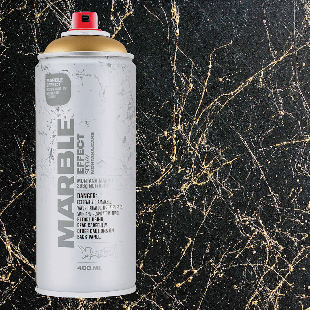 Open in modal - Montana Marble Effect Spray - Gold, 11 oz and swatch