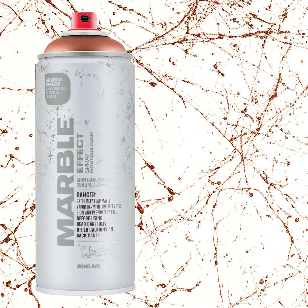 Open in modal - Montana Marble Effect Spray - Copper, 11 oz and swatch