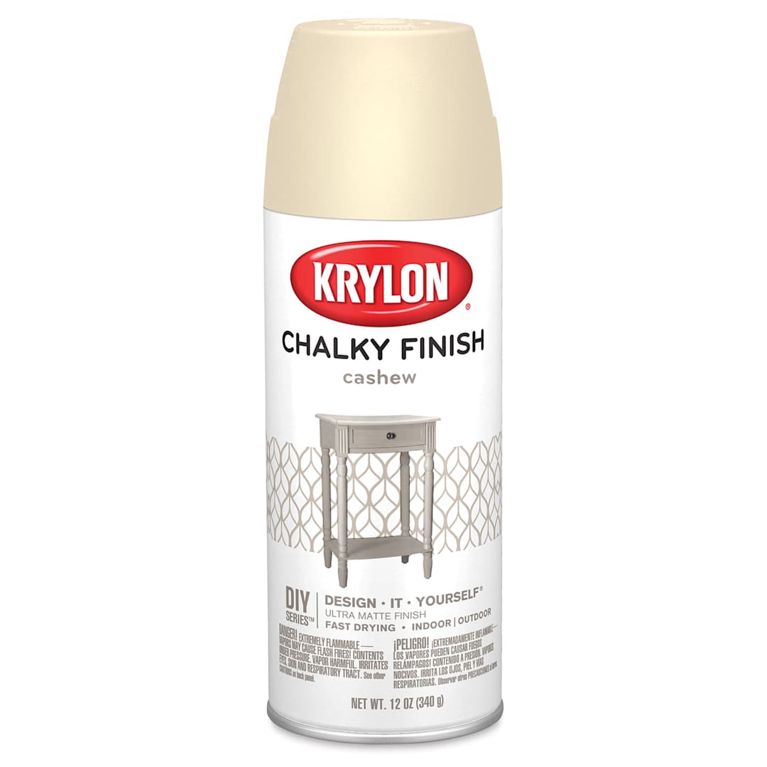 Open in modal - Krylon Chalky Finish Spray Paint - Cashew