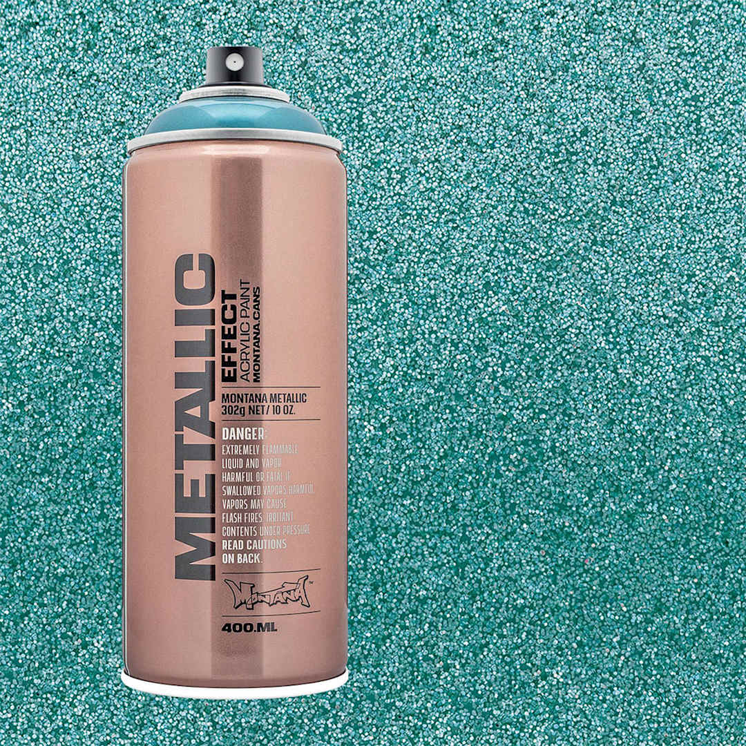 Open in modal - Montana Metallic Effect Spray Paint - Tennessee and swatch