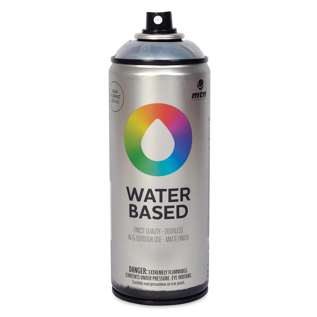 Open in modal - MTN Water Based Spray Paint - Transparent White, 400 ml Can