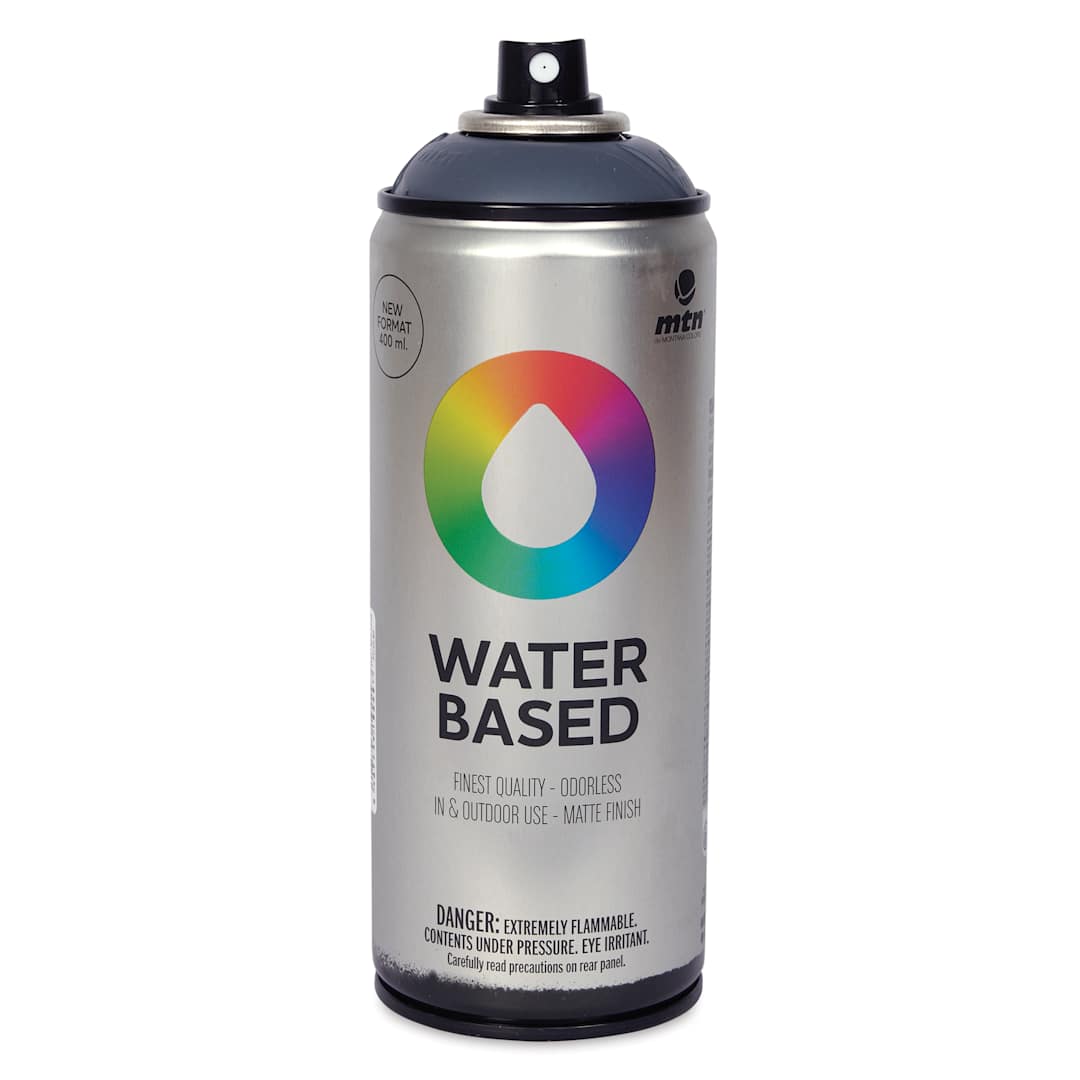 Open in modal - MTN Water Based Spray Paint - Sputnik Grey, 400 ml Can
