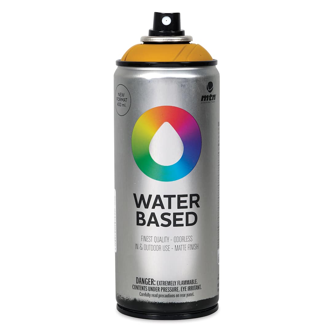 Open in modal - MTN Water Based Spray Paint - Jericho Yellow, 400 ml Can