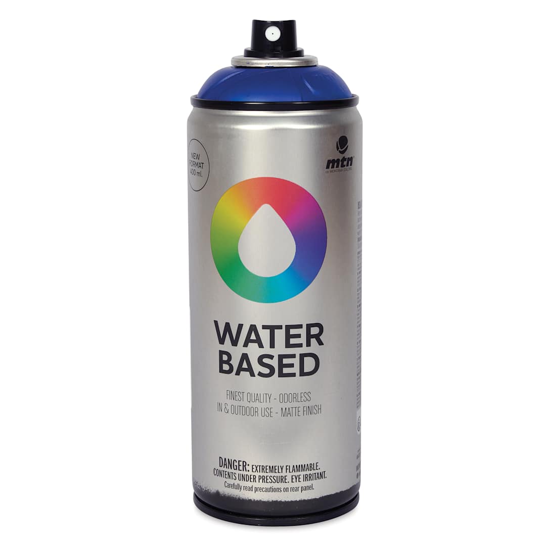 Open in modal - MTN Water Based Spray Paint - Ultramarine Blue, 400 ml Can