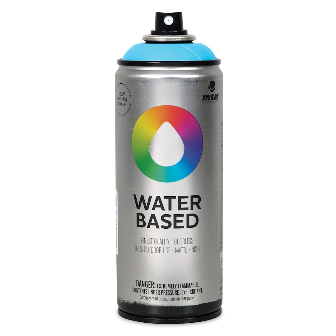 Open in modal - MTN Water Based Spray Paint - Arctic Blue, 400 ml Can
