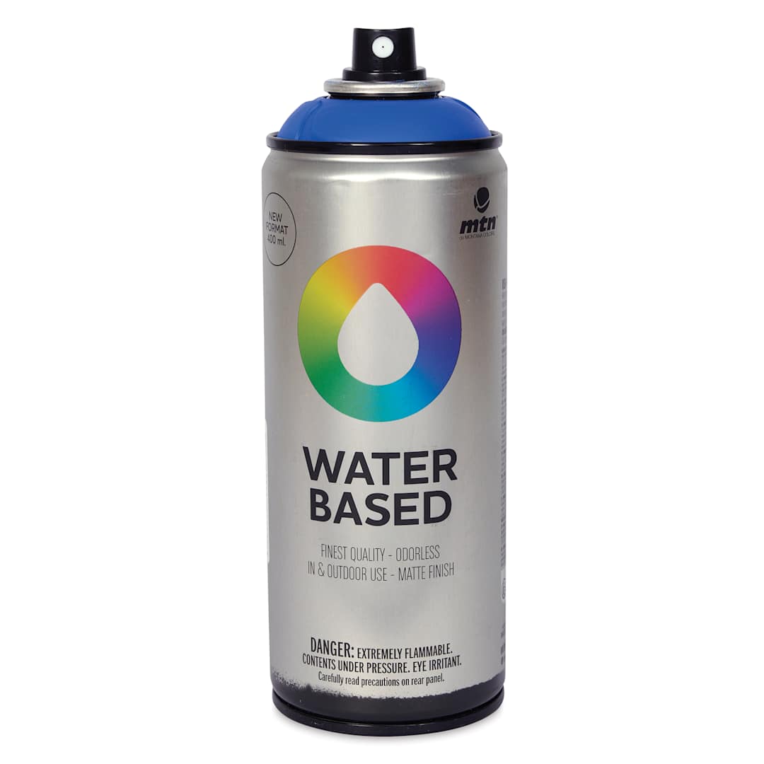 Open in modal - MTN Water Based Spray Paint - 123 Klan Blue, 400 ml Can