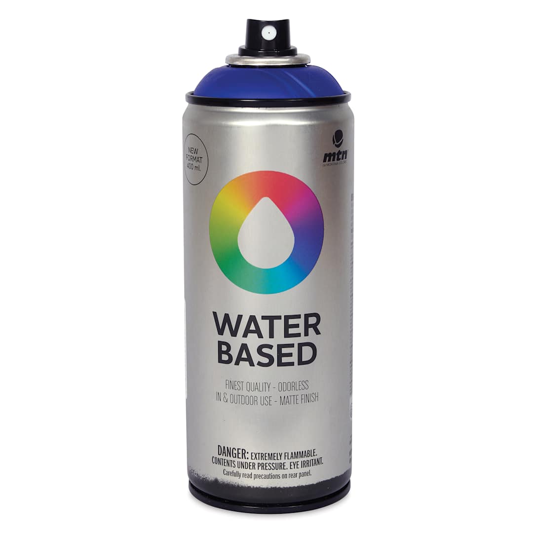 Open in modal - MTN Water Based Spray Paint - Lesbos Blue, 400 ml Can
