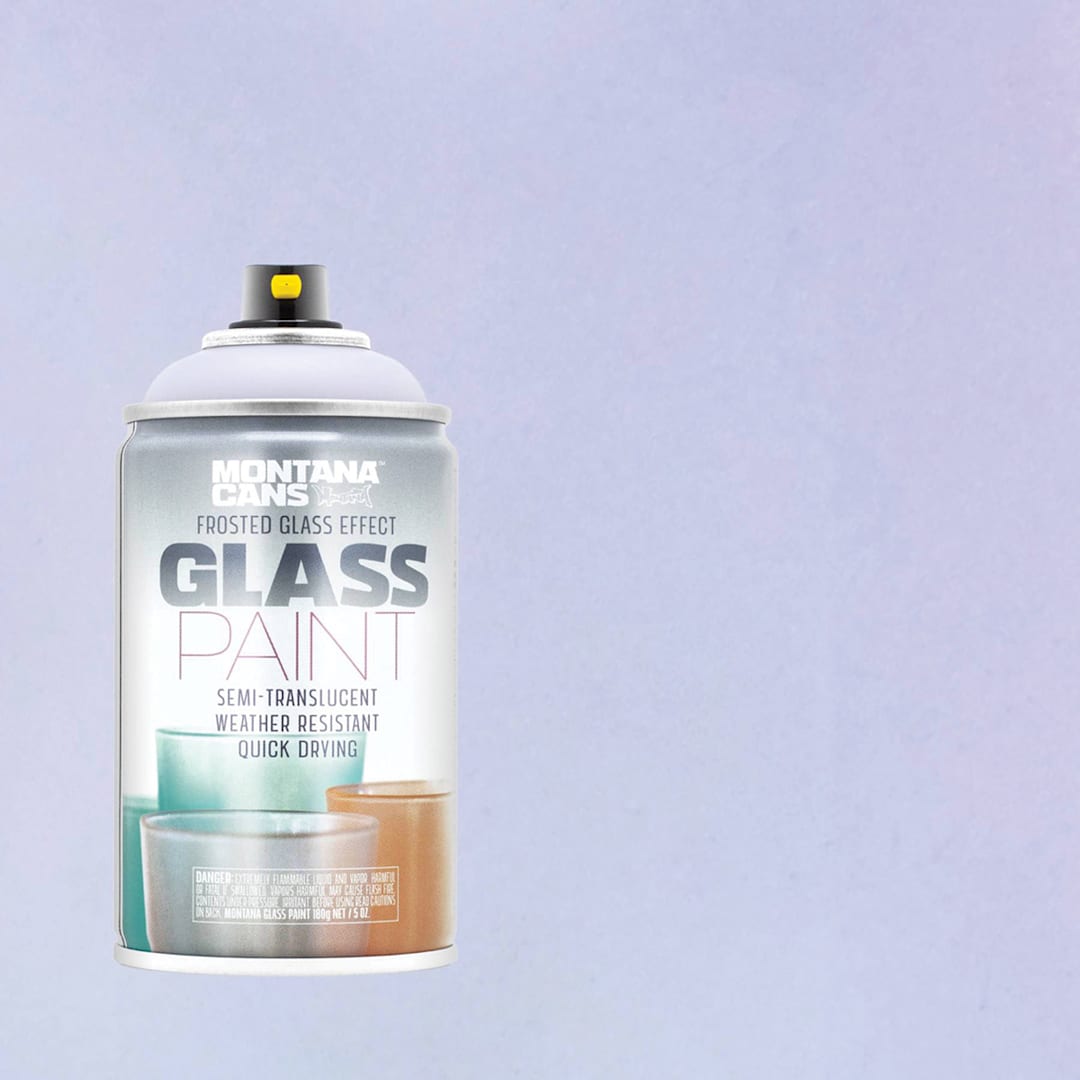 Open in modal - Montana Glass Spray Paint - Orchid (Spray can with swatch)