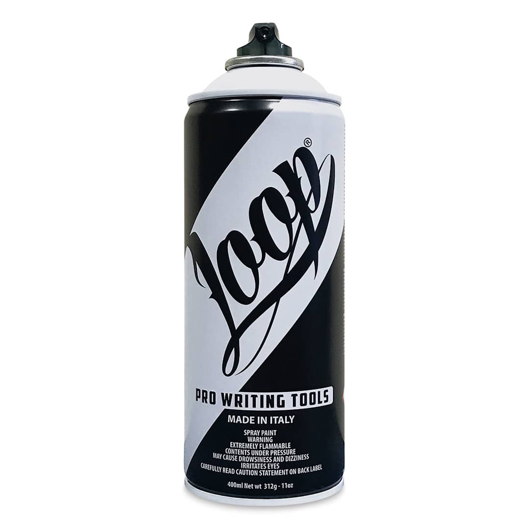 Open in modal - Loop Colors Spray Paint - White Gloss, LP101, 400 ml