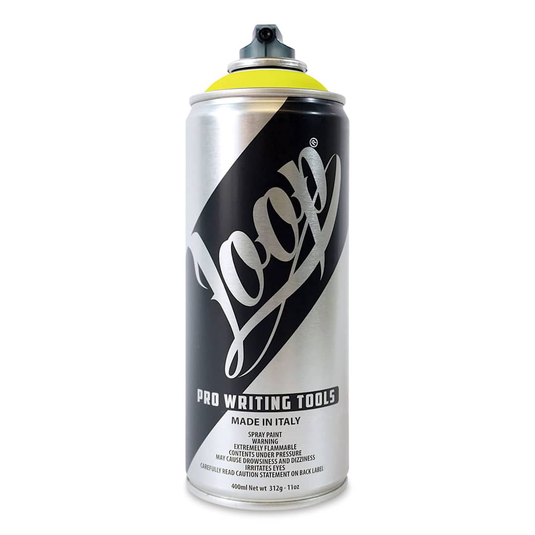 Open in modal - Loop Colors Spray Paint - Fluo Yellow, LP410, 400 ml