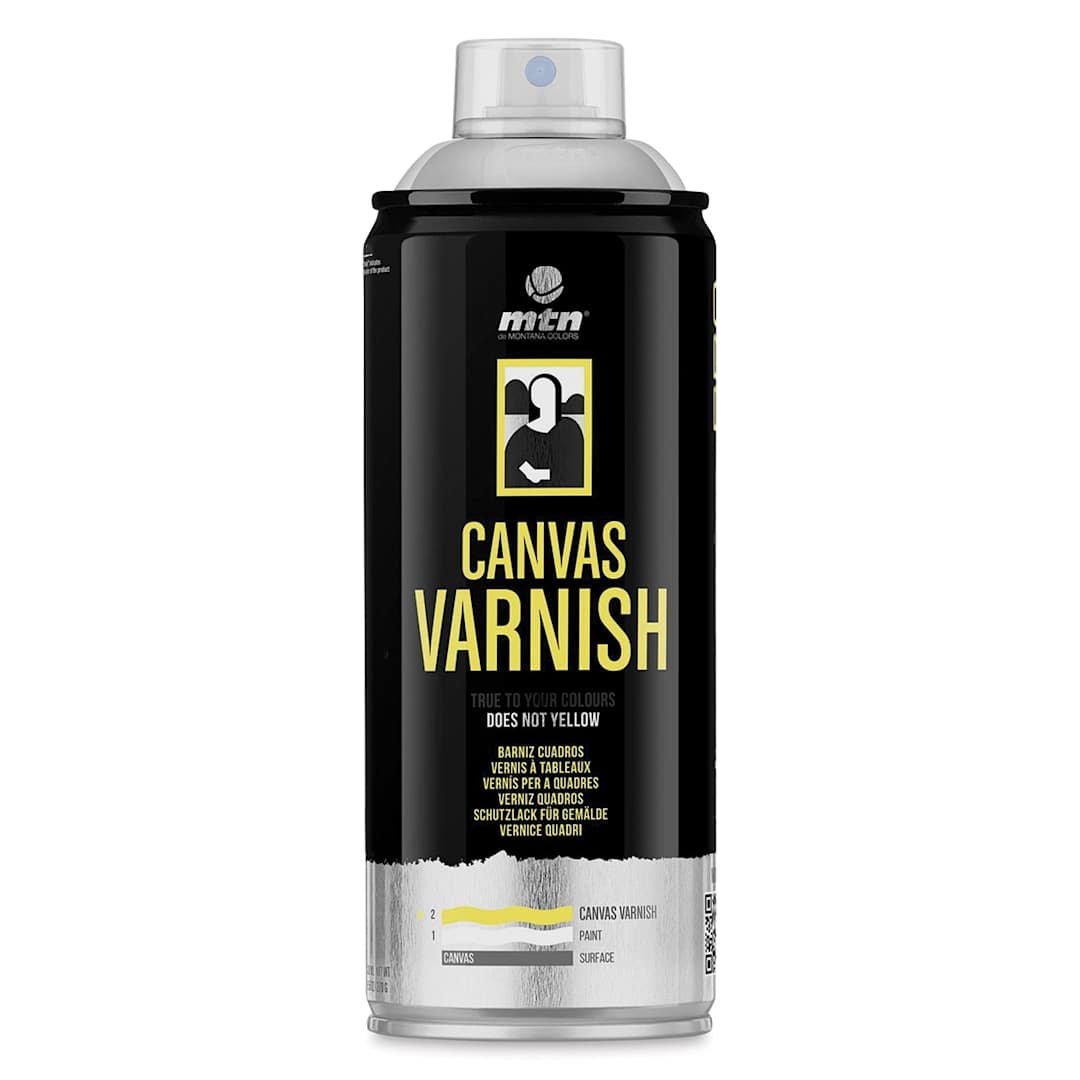 Open in modal - MTN Pro Canvas Spray Varnish - Clear, Satin, 400 ml