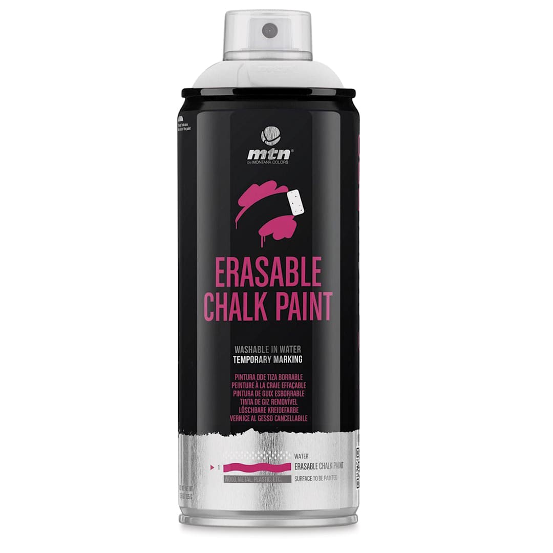 Open in modal - MTN Pro Erasable Chalk Spray Paint - White, 400 ml