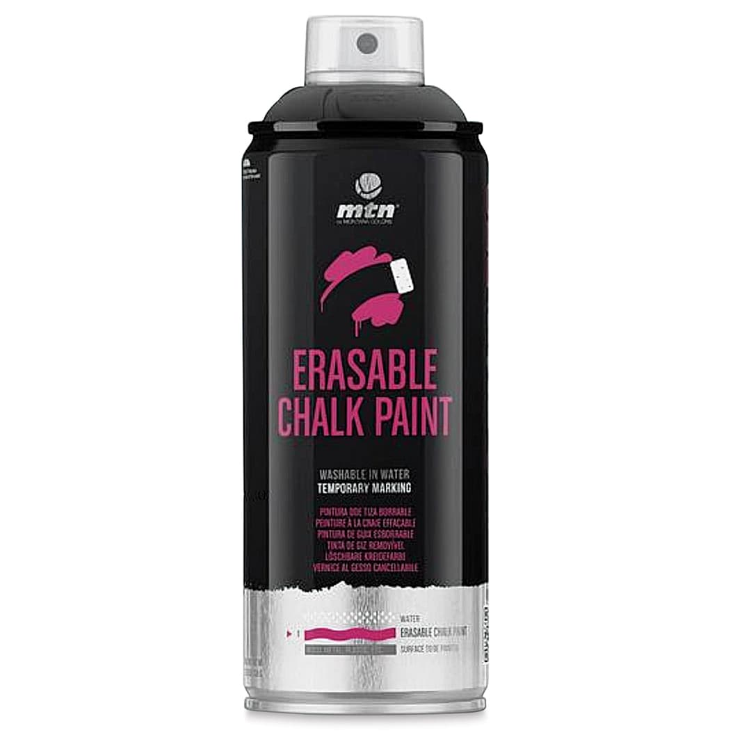 Open in modal - MTN Pro Erasable Chalk  Spray Paint - Black, 400 ml