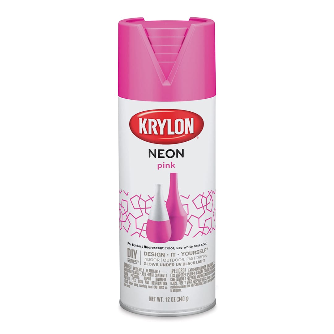 Open in modal - Krylon Neon Spray Paint - Neon Pink, 12 oz