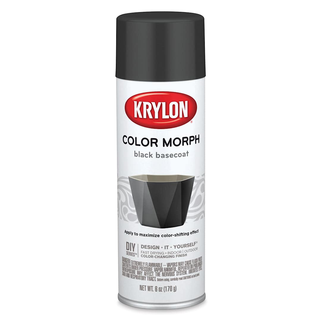 Open in modal - Krylon Color Morph Spray Paint - Black Base Coat, 6 oz