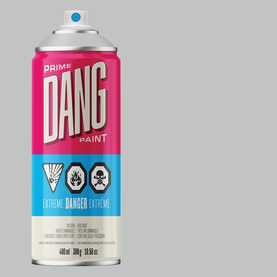 Open in modal - Dang Prime Spray Paint - Light Grey, 400 ml