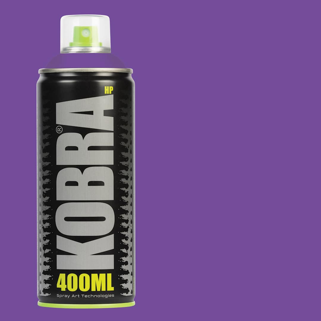 Open in modal - Kobra High Pressure Spray Paint - Indaco, 400 ml, Can with swatch