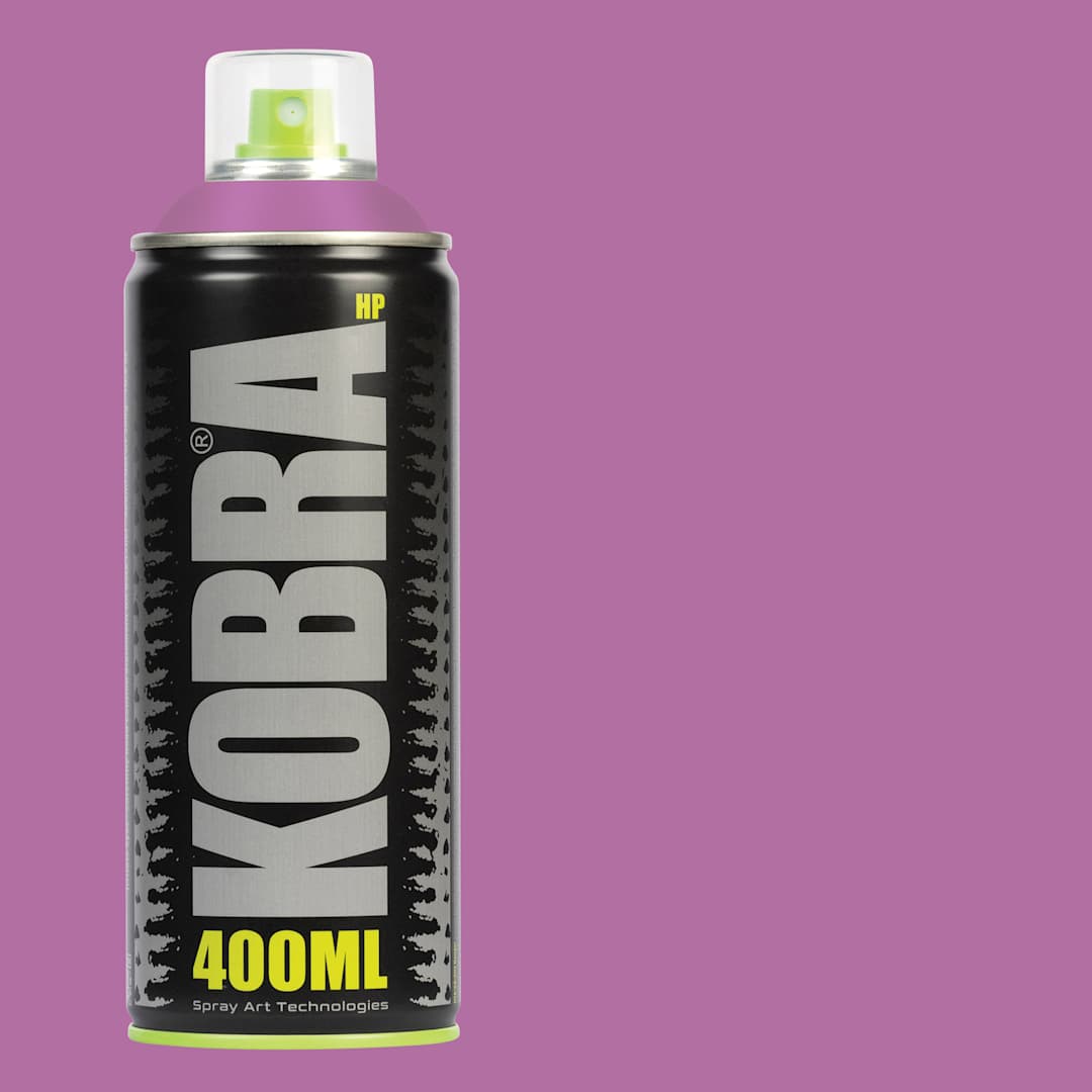 Open in modal - Kobra High Pressure Spray Paint - Deep, 400 ml, Can with swatch