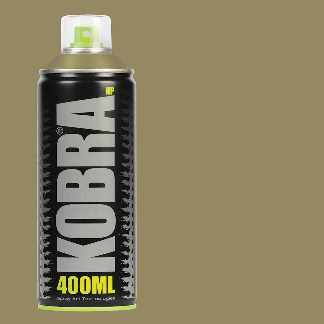 Open in modal - Kobra High Pressure Spray Paint - Teak, 400 ml, Can with swatch