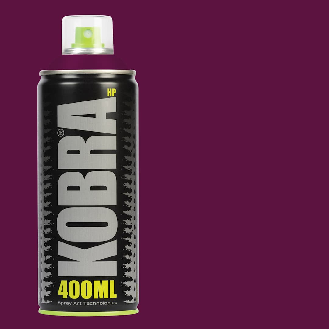 Open in modal - Kobra High Pressure Spray Paint - Dark Magenta, 400 ml, Can with swatch