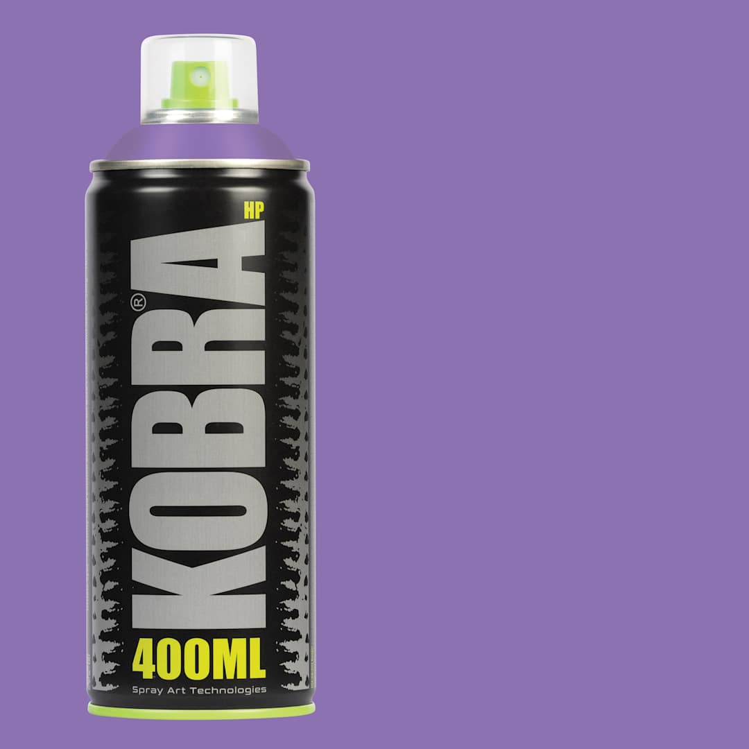 Open in modal - Kobra High Pressure Spray Paint - Violet, 400 ml, Can with swatch
