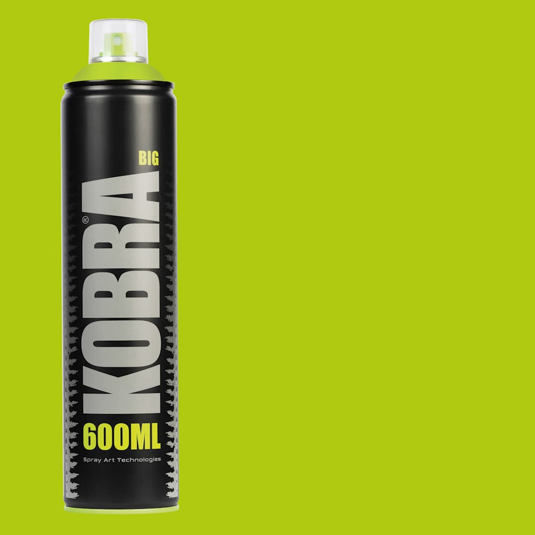 Open in modal - Kobra High Pressure Spray Paint - Apple, 600 ml can and swatch