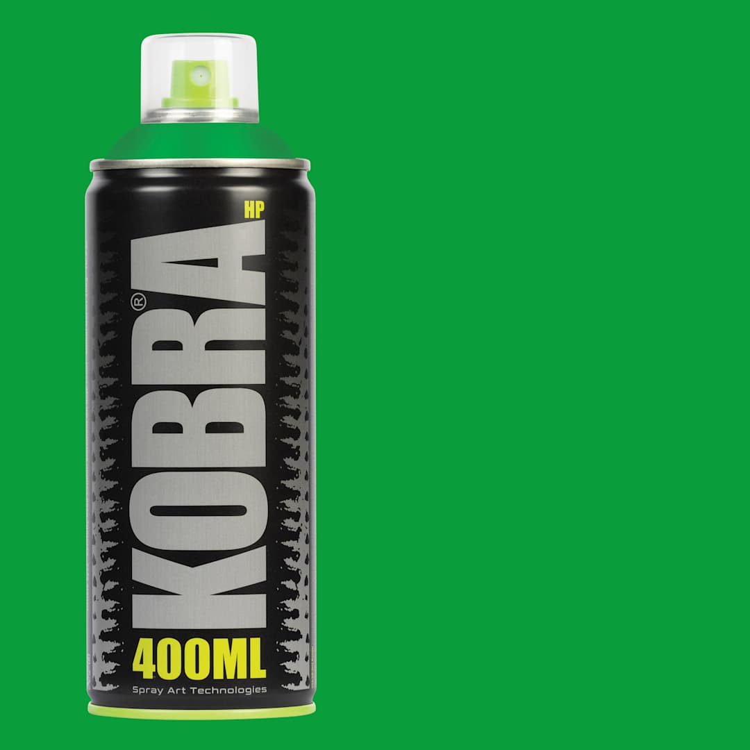 Open in modal - Kobra High Pressure Spray Paint - Bullfrog, 400 ml, Can with swatch