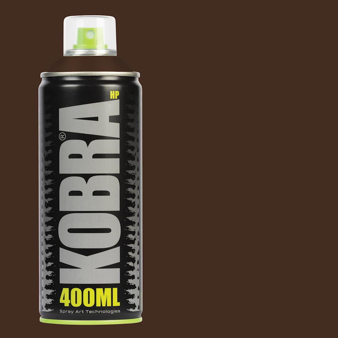 Open in modal - Kobra High Pressure Spray Paint - Burnt Ground, 400 ml, Can with swatch