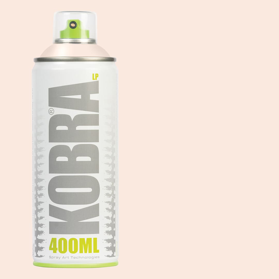 Open in modal - Kobra Low Pressure Spray Paint - Light Skin, 400 ml, Can with swatch
