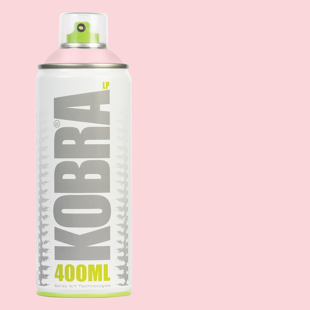 Open in modal - Kobra Low Pressure Spray Paint - Rose, 400 ml, Can with swatch