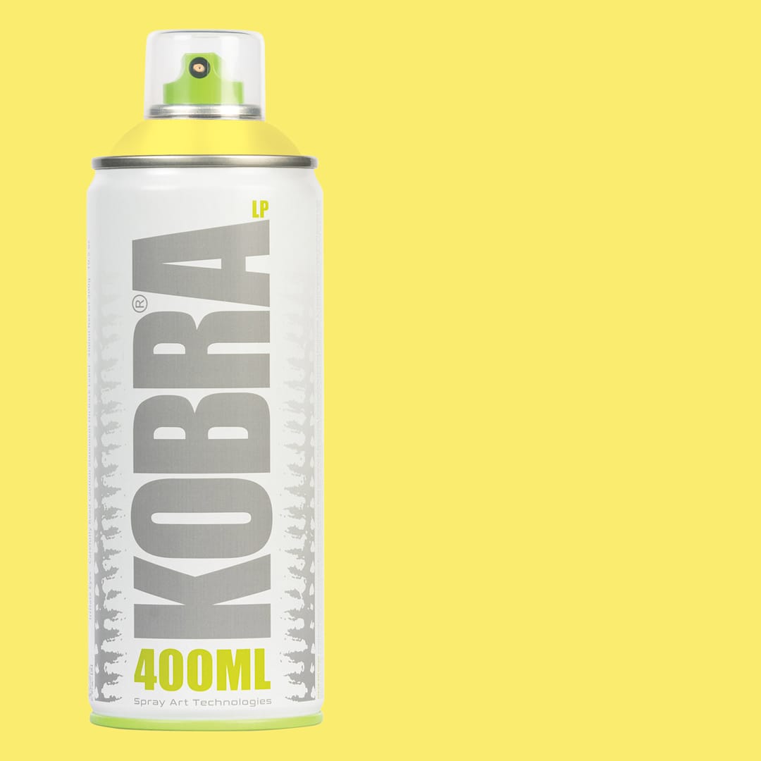 Open in modal - Kobra Low Pressure Spray Paint - Hornet, 400 ml, Can with swatch