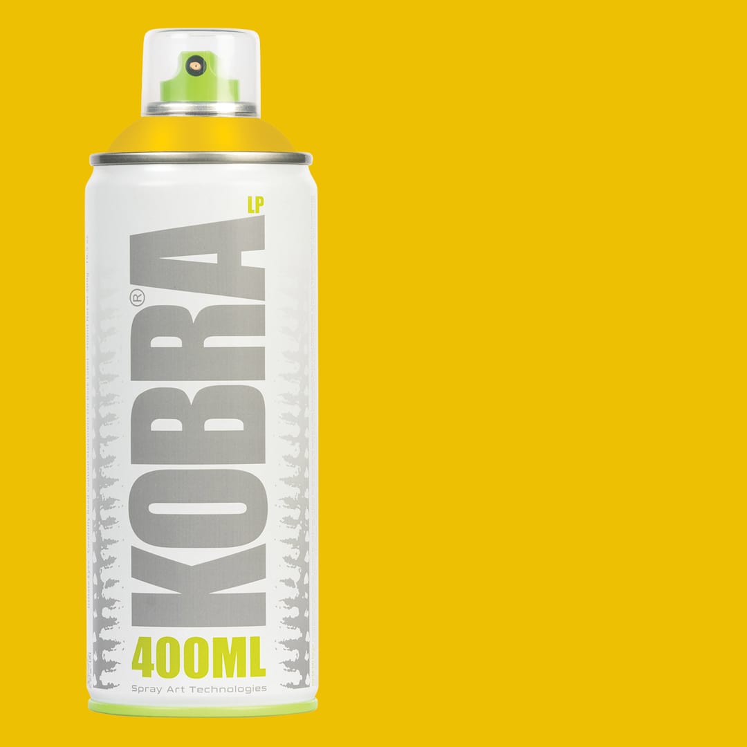 Open in modal - Kobra Low Pressure Spray Paint - Taxi, 400 ml, Can with swatch