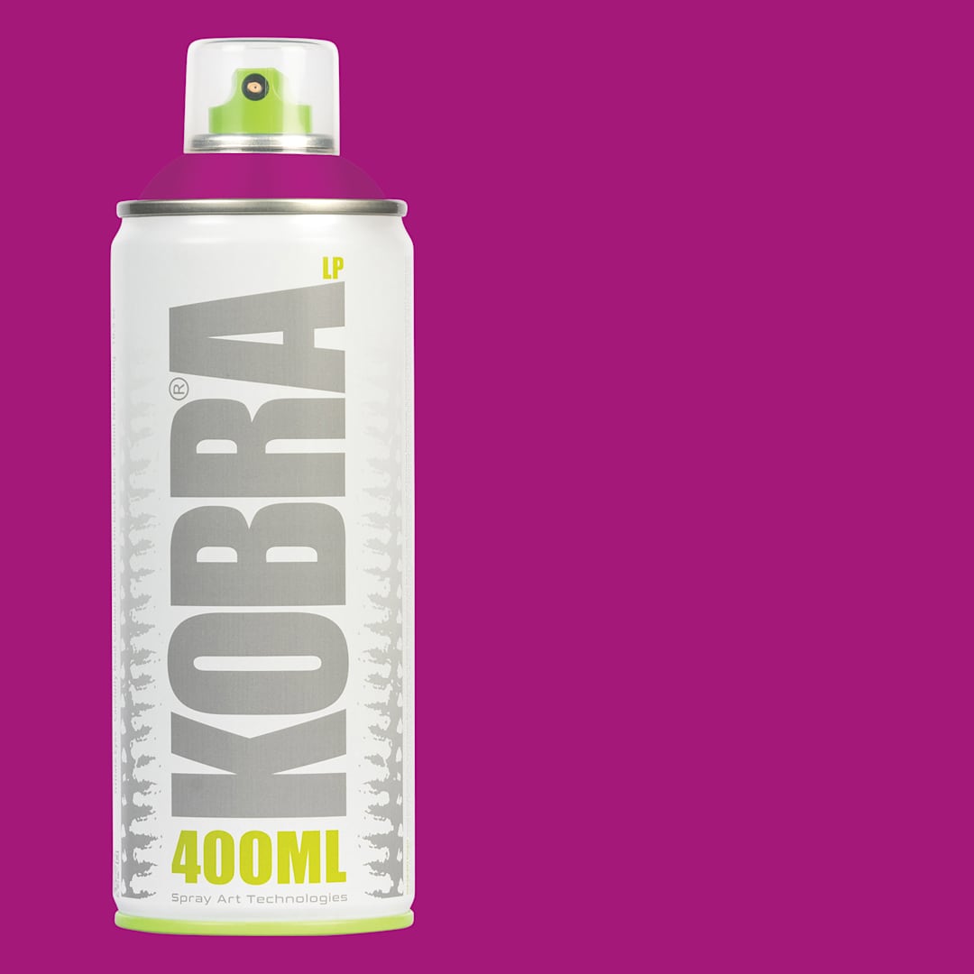 Open in modal - Kobra Low Pressure Spray Paint - Dark Fuchsia, 400 ml, Can with swatch