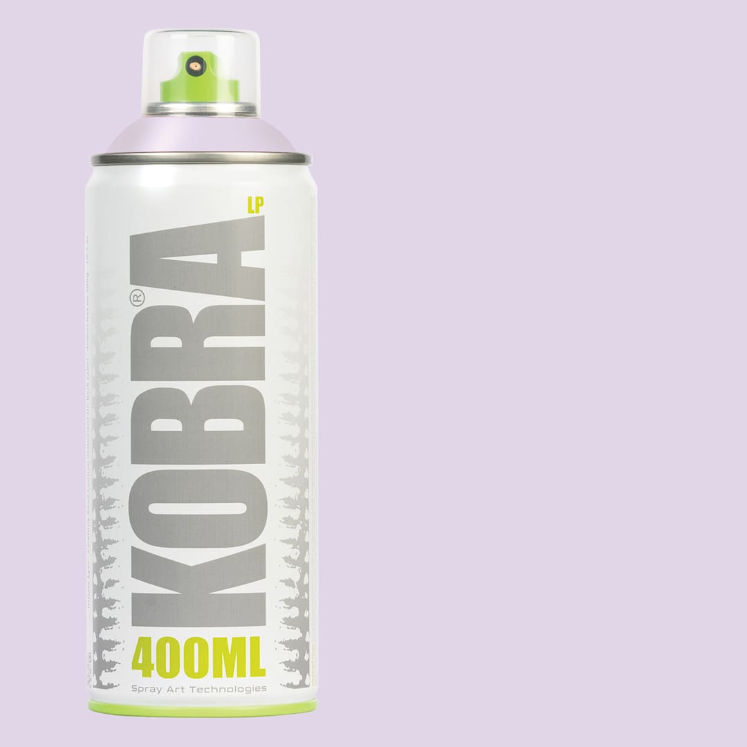 Open in modal - Kobra Low Pressure Spray Paint - Light Violet, 400 ml, Can with swatch