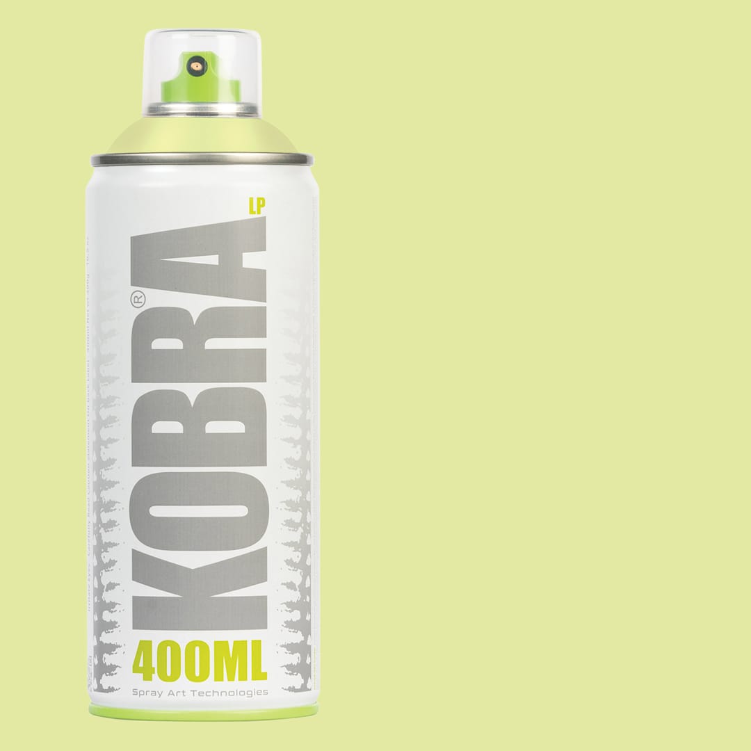 Open in modal - Kobra Low Pressure Spray Paint - Lime, 400 ml, Can with swatch