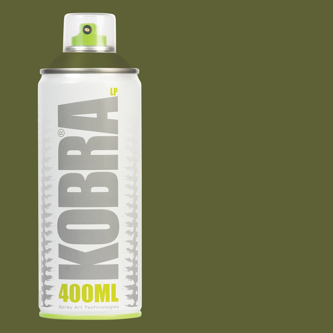 Open in modal - Kobra Low Pressure Spray Paint - Base, 400 ml, Can with swatch