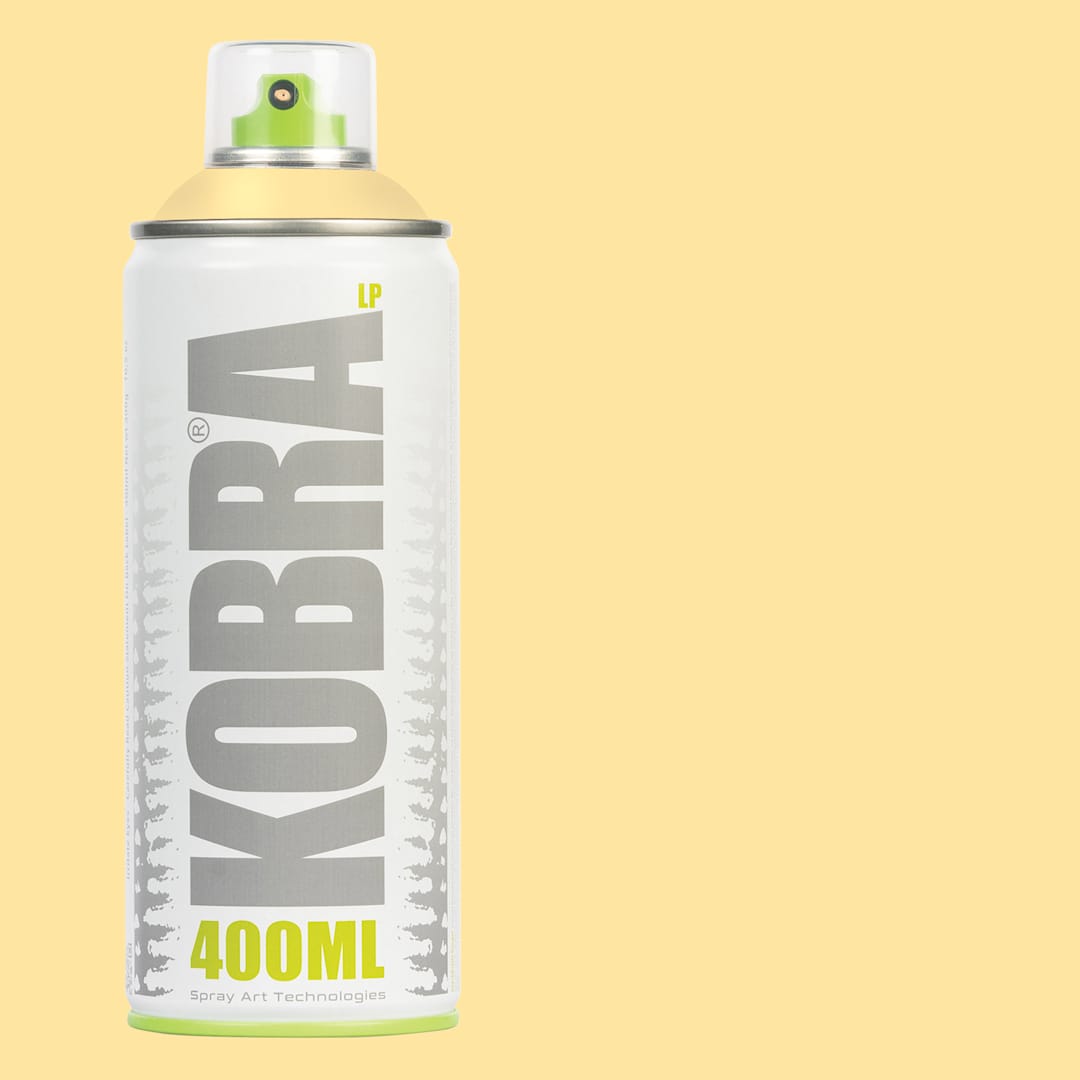 Open in modal - Kobra Low Pressure Spray Paint - Sand, 400 ml, Can with swatch