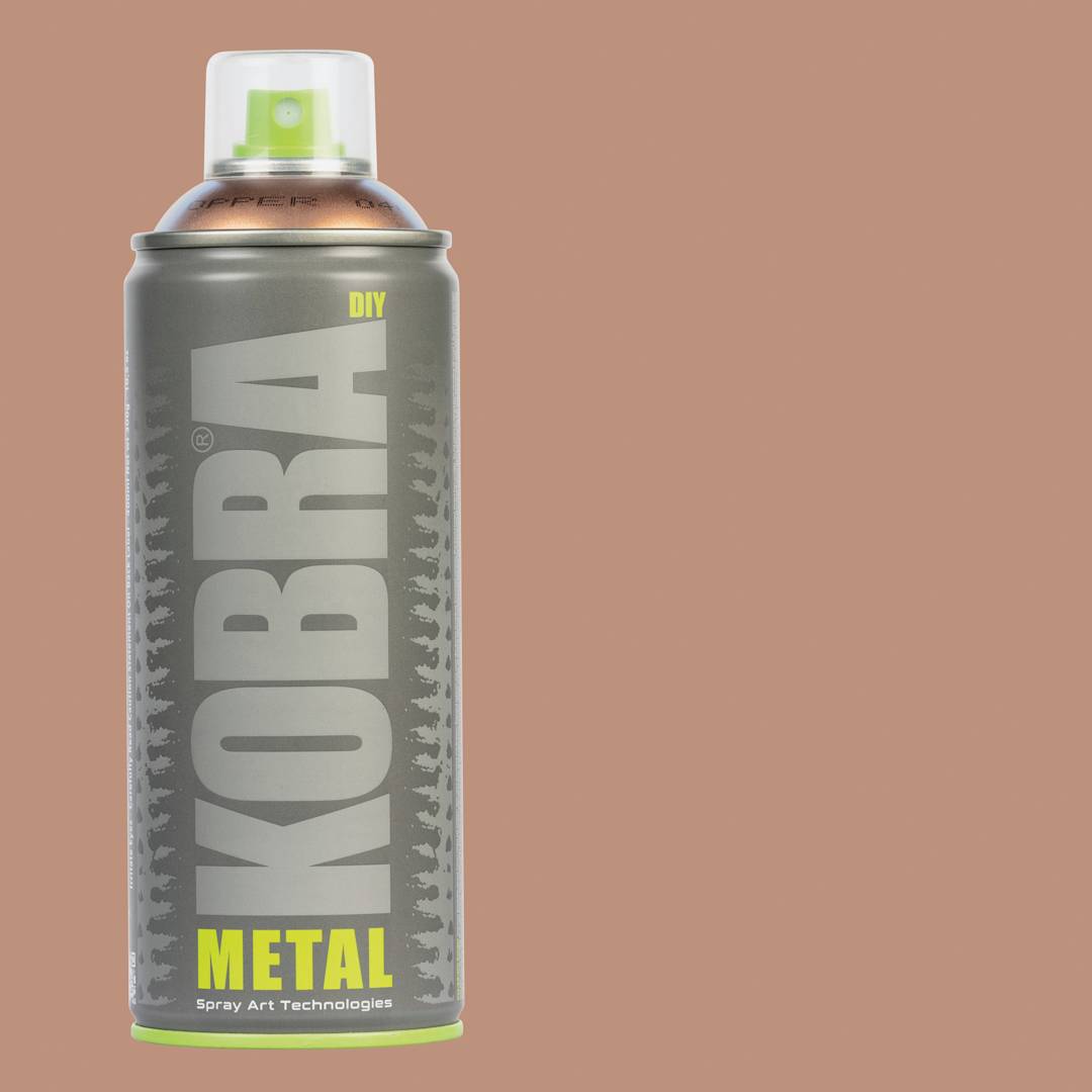 Open in modal - Kobra DIY Spray Paint - Copper, 400 ml, Can with swatch