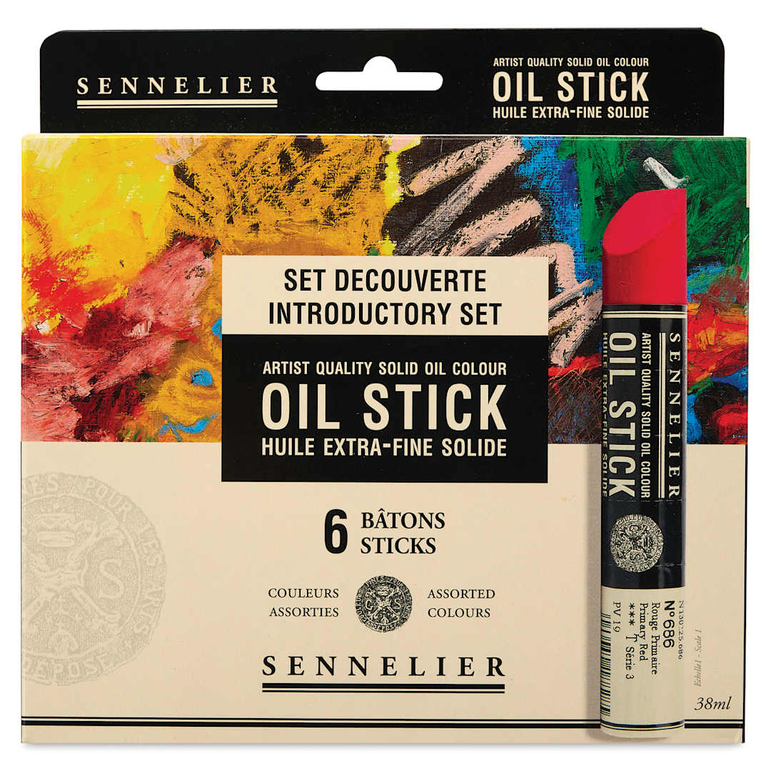Open in modal - Sennelier Artists' Oil Sticks - Set of 6, Assorted
