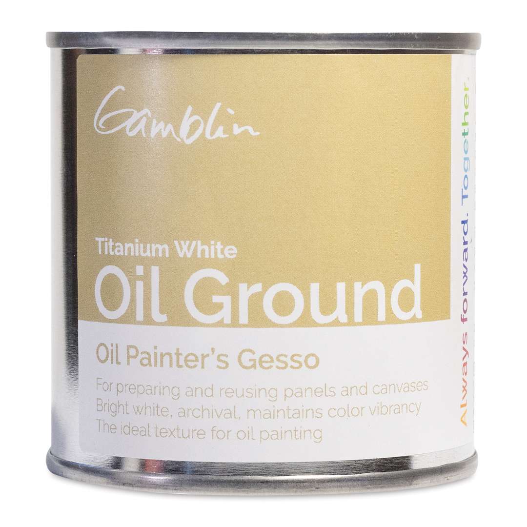 Open in modal - Gamblin Painting Ground - 8 oz can