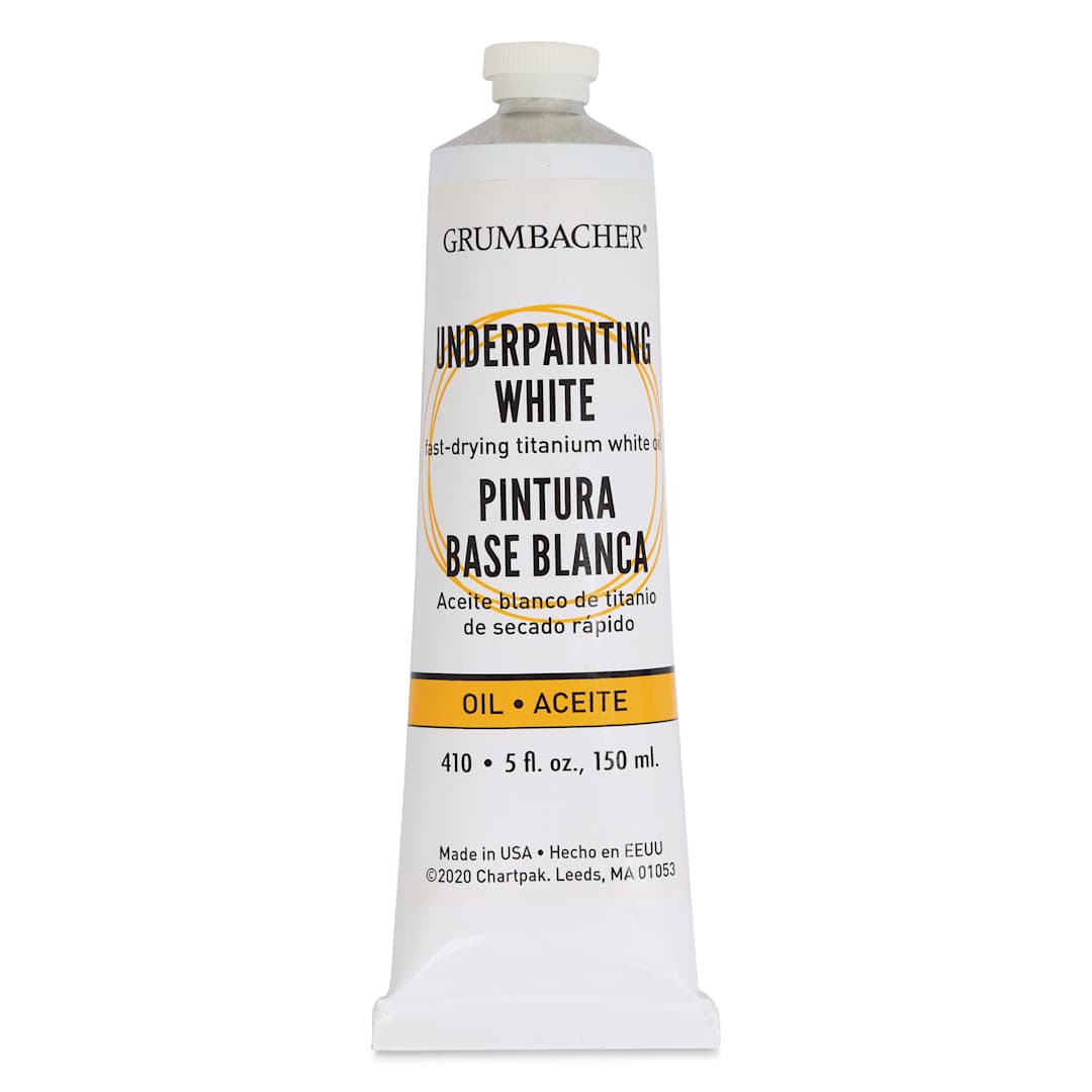 Open in modal - Grumbacher MG Underpainting White - White, 5 oz