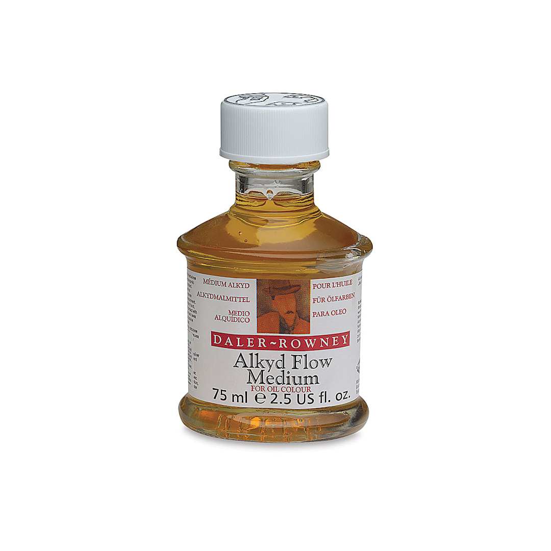 Open in modal - Daler-Rowney Alkyd Flow Medium - Front view of 75 ml bottle