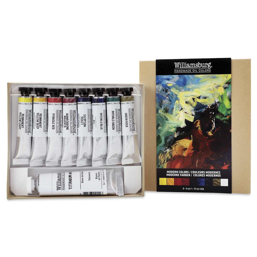 Open in modal - Williamsburg Oils - Set of 9, Modern Colors, 11 ml