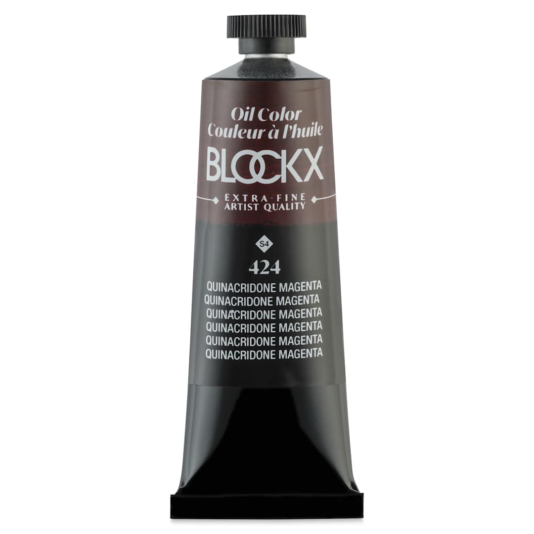 Open in modal - Blockx Artist Oil Color - Quinacridone Magenta, 35 ml tube
