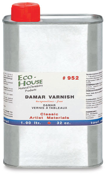 Open in modal - Eco-House Oil Mediums - Damar Varnish 32 oz 