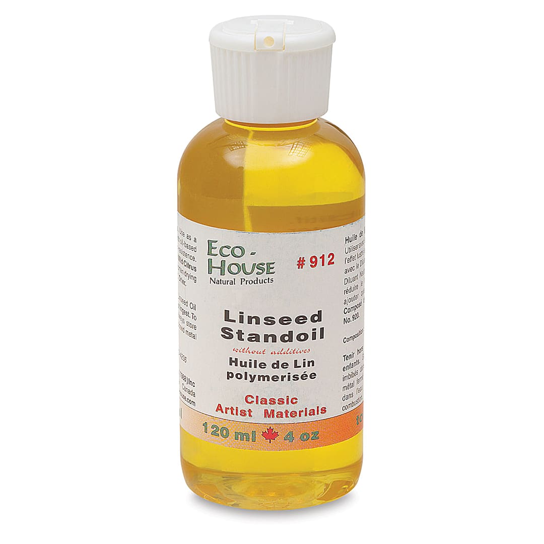 Open in modal - Eco-House Linseed Stand Oil - 4 oz bottle