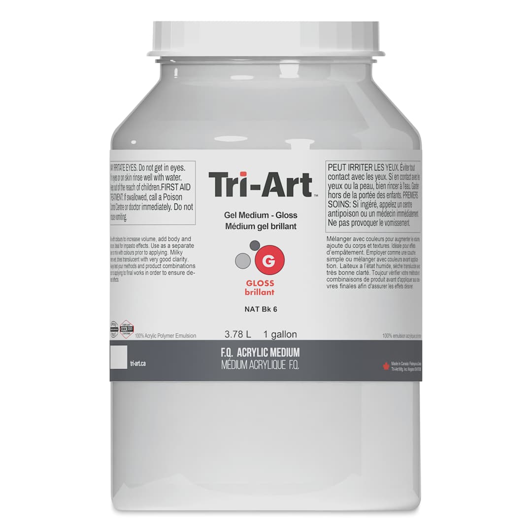 Open in modal - Tri-Art Acrylic Gel Medium - Gloss Gel, 3.78 L