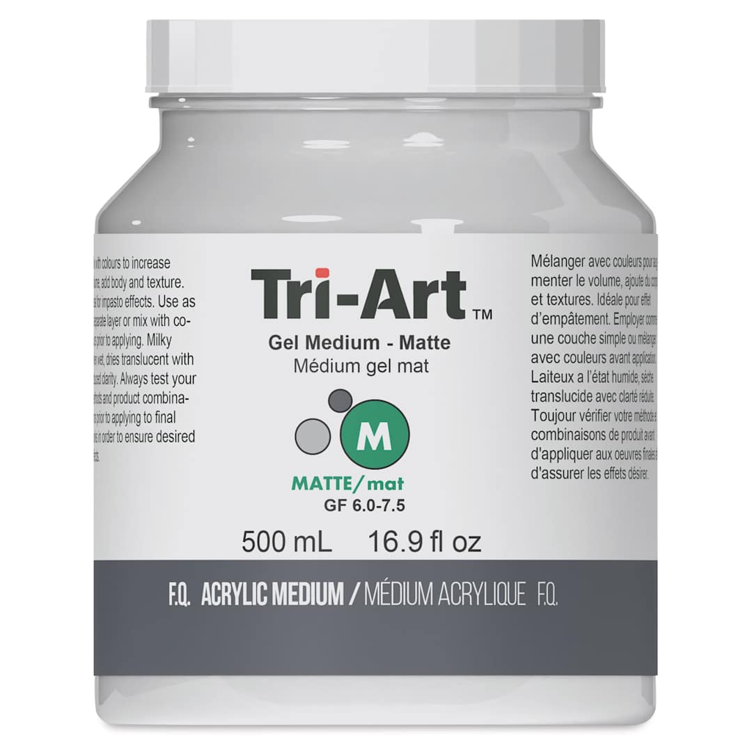 Open in modal - Tri-Art Acrylic Gel Medium - Matte, 500 ml